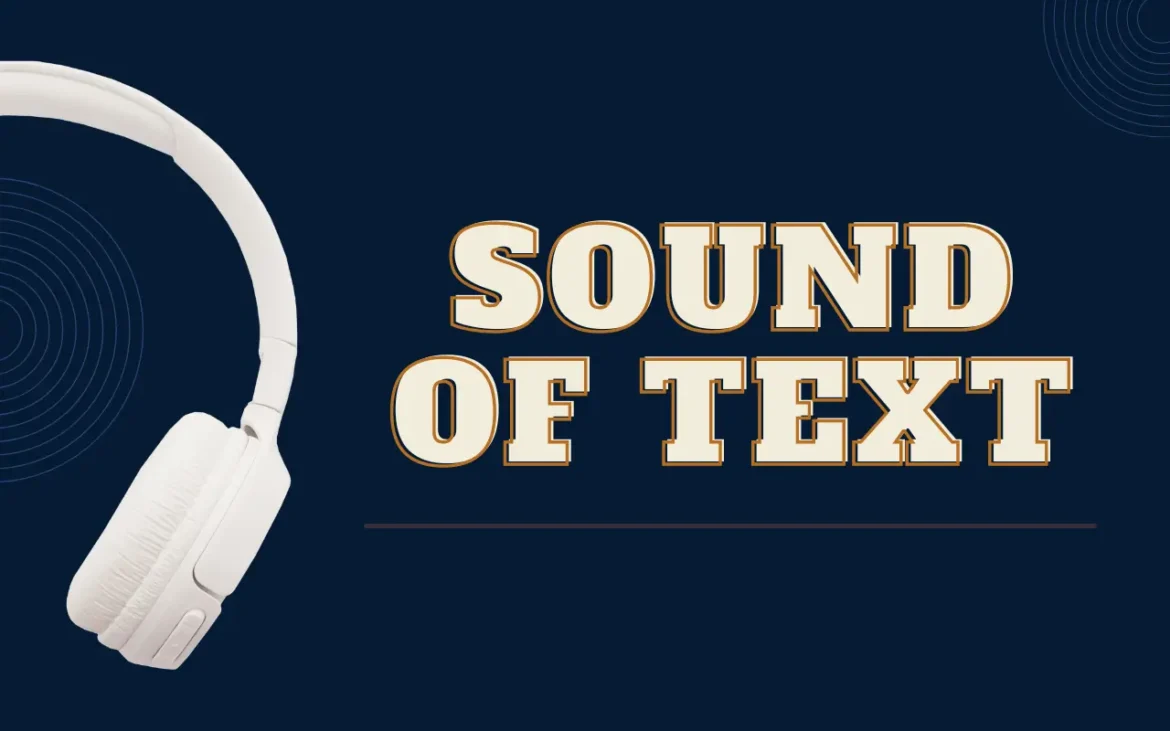 sound of text